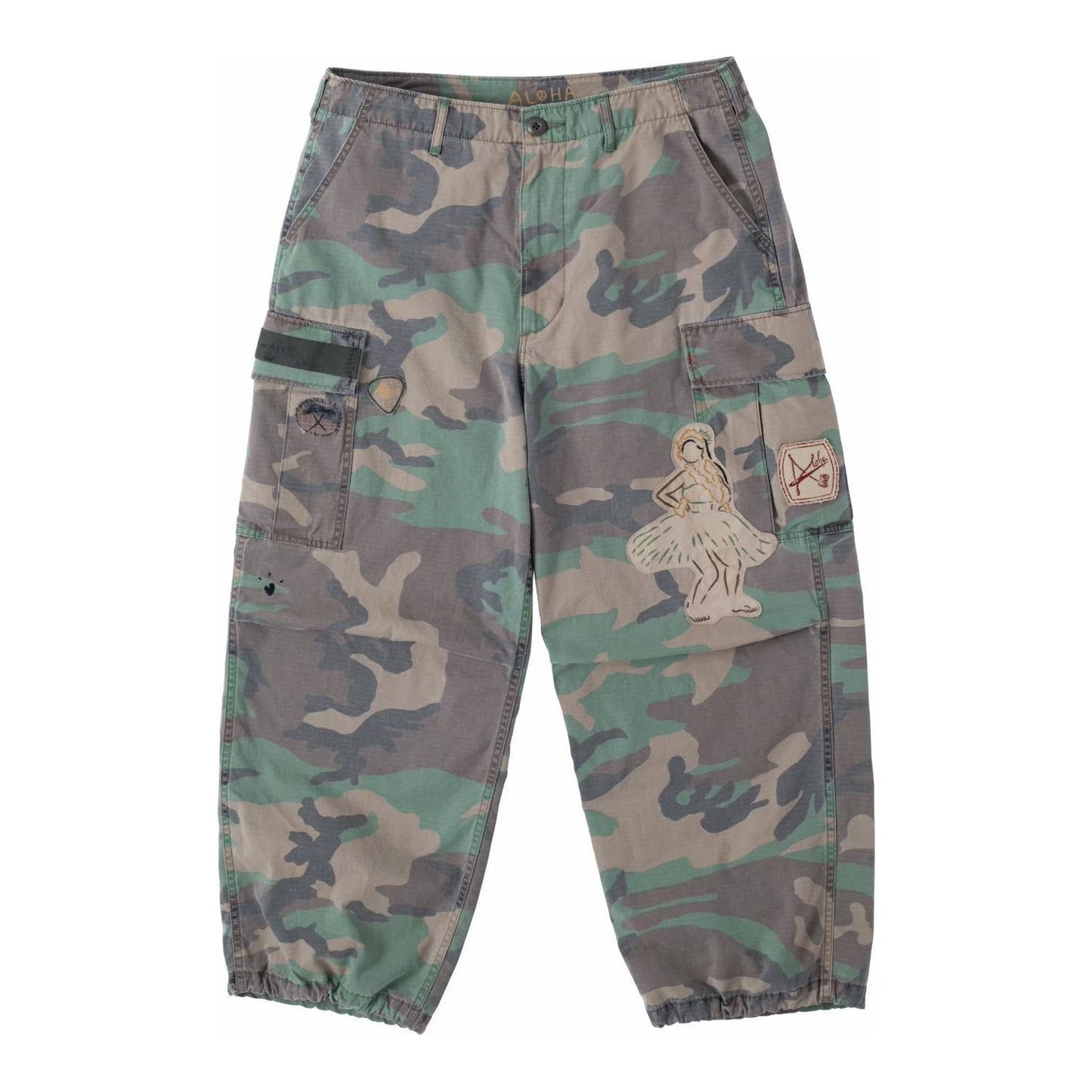 ALOHA CAMOUFLAGE CARGO PANTS