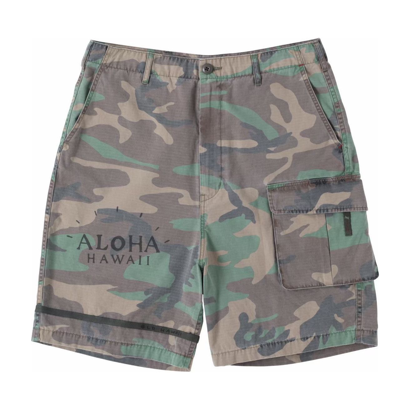 ALOHA CAMOUFLAGE CARGO SHORTS
