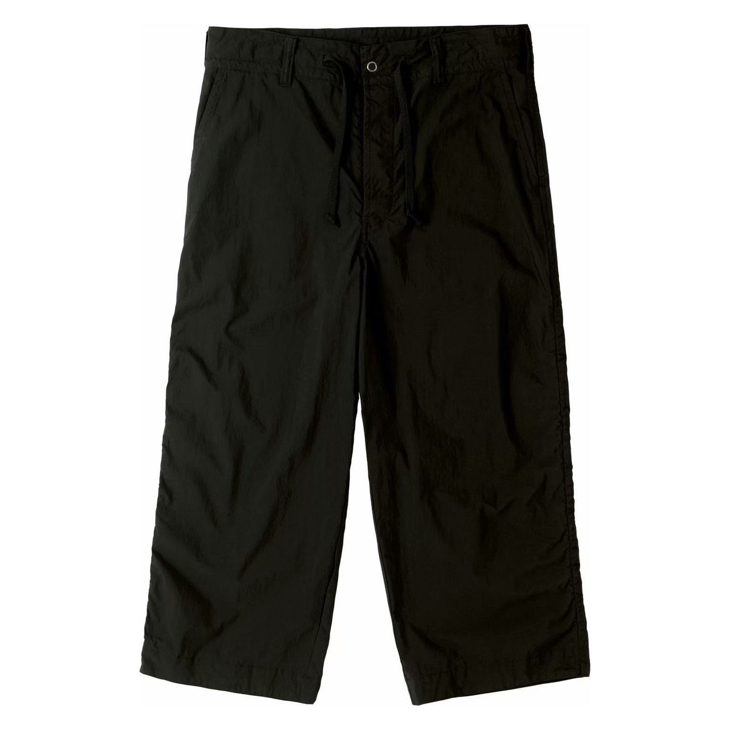 POPLIN WIDE LONG PANTS