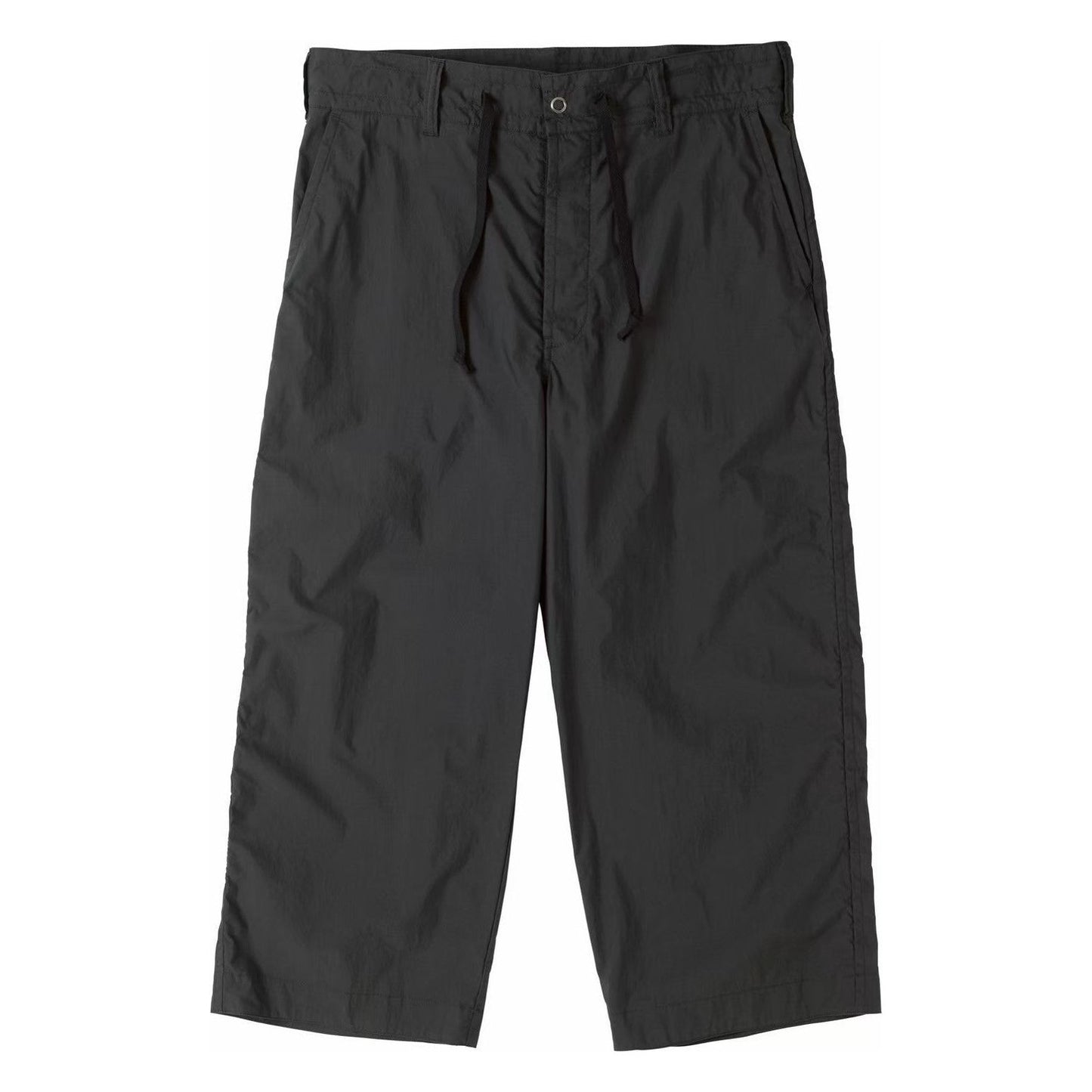 POPLIN WIDE LONG PANTS