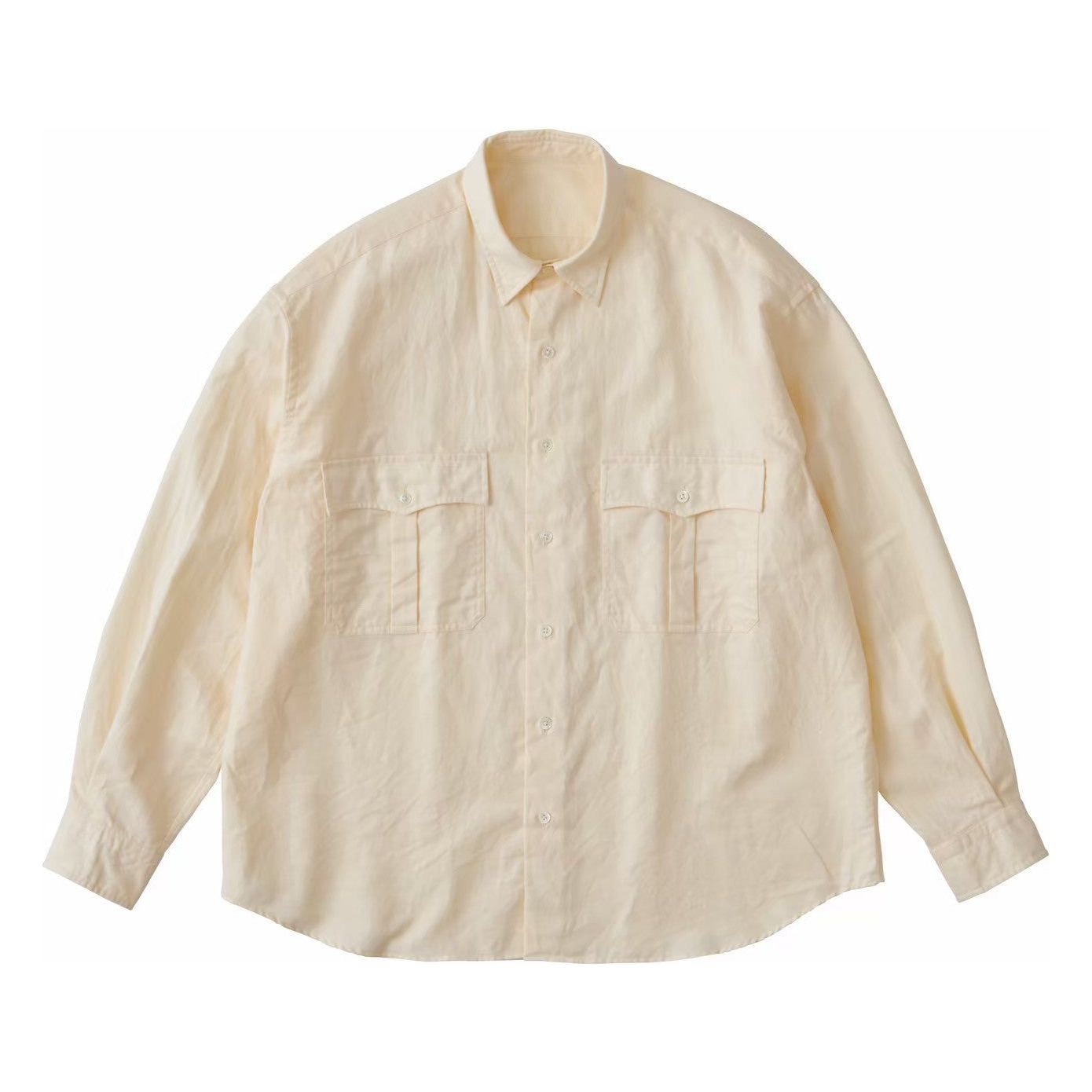ROLL UP COTTON LINEN SHIRT (ALUMO)