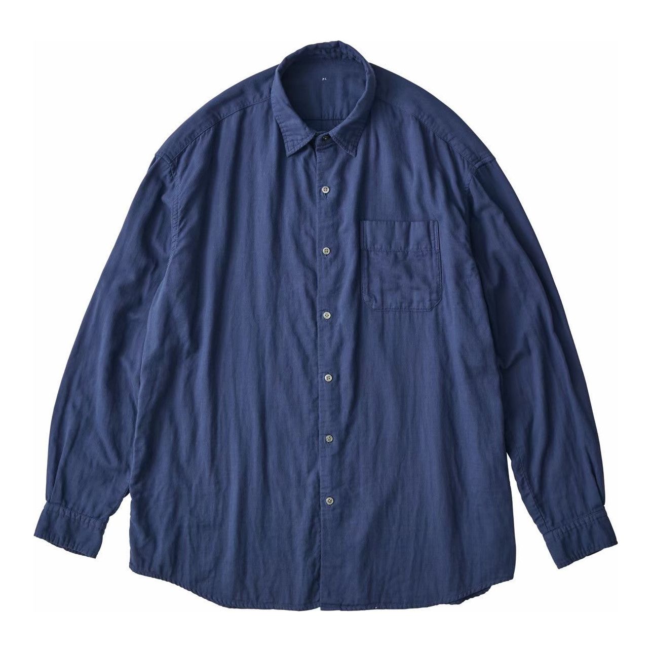 SUVIN GOLD GAUZE CLASSIC SHIRT W/PLATINUM CHARM