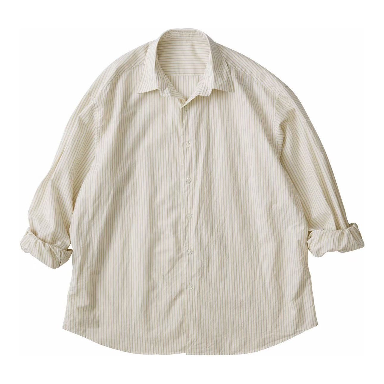 DIRECTOR`S GOLD STRIPE SHIRT (ALUMO) W/GOLD CUFFLINKS