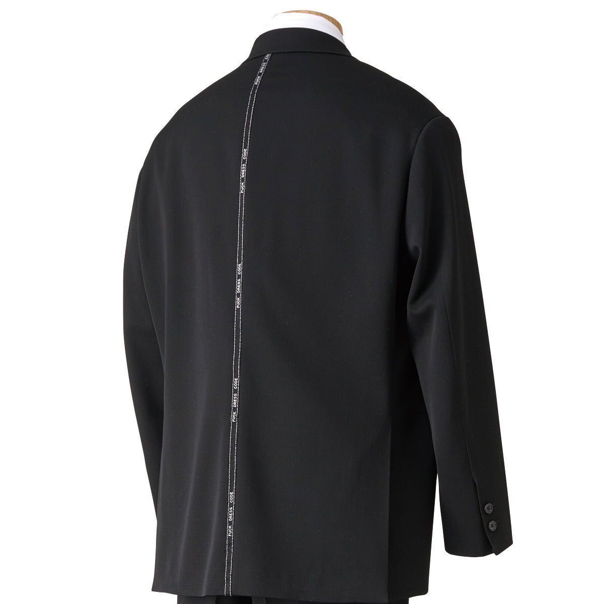 BLACK GABARDINE TAILORED SUITS (FUCK DRESS CODE)