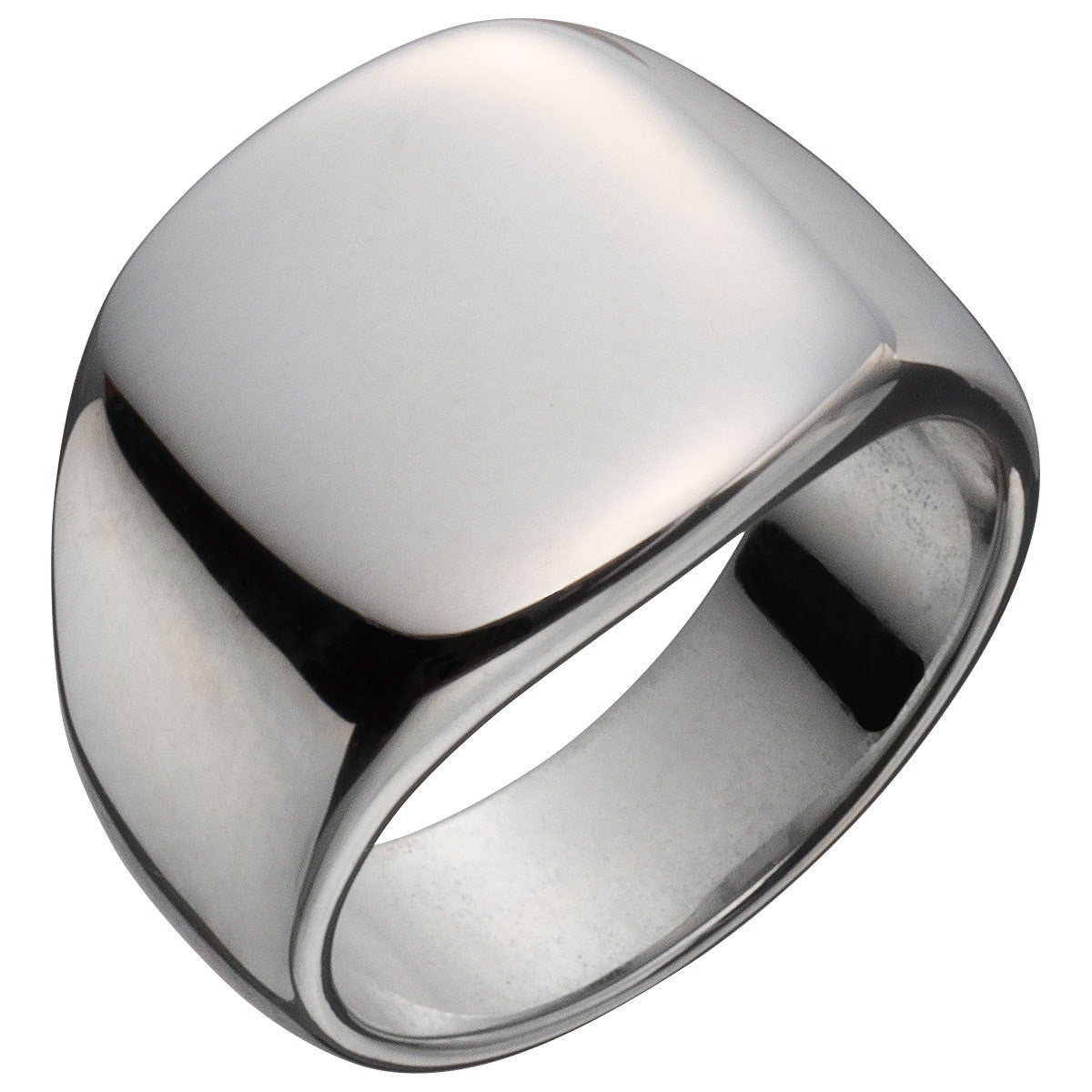 GRAND SIGNET SILVER RING