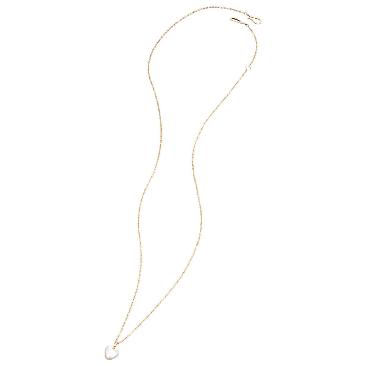 NATURAL HEART PEARL GOLD NECKLACE
