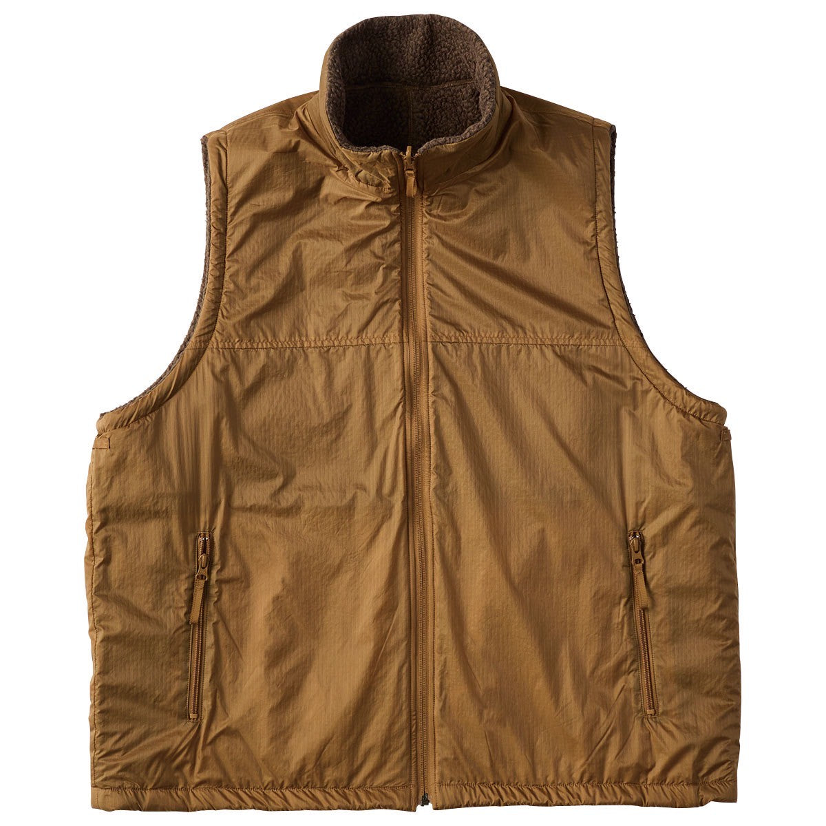 FLEECE LINER NYLON ZIP UP VEST (POLARTEC) / WEATHER MJ CONNECTION