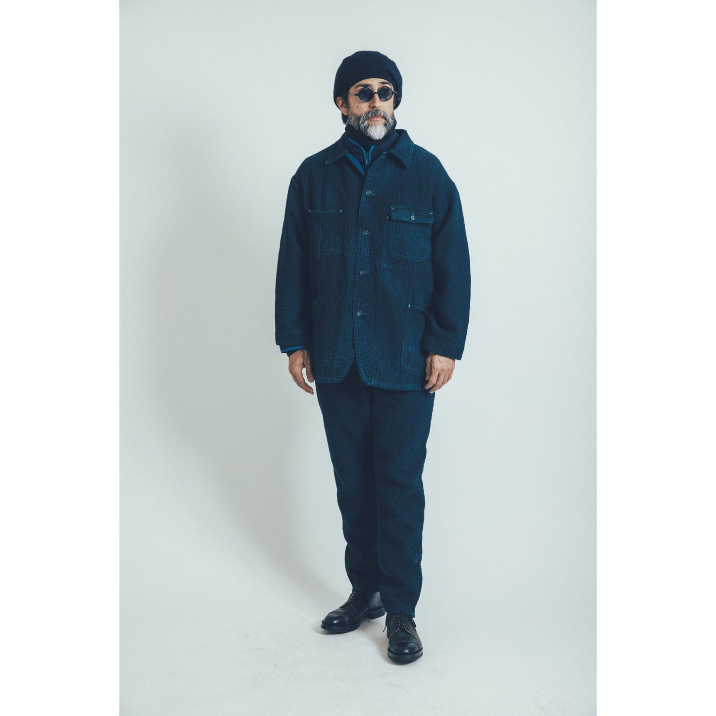 NEW SASHIKO LIGHT COVERALL JACKET