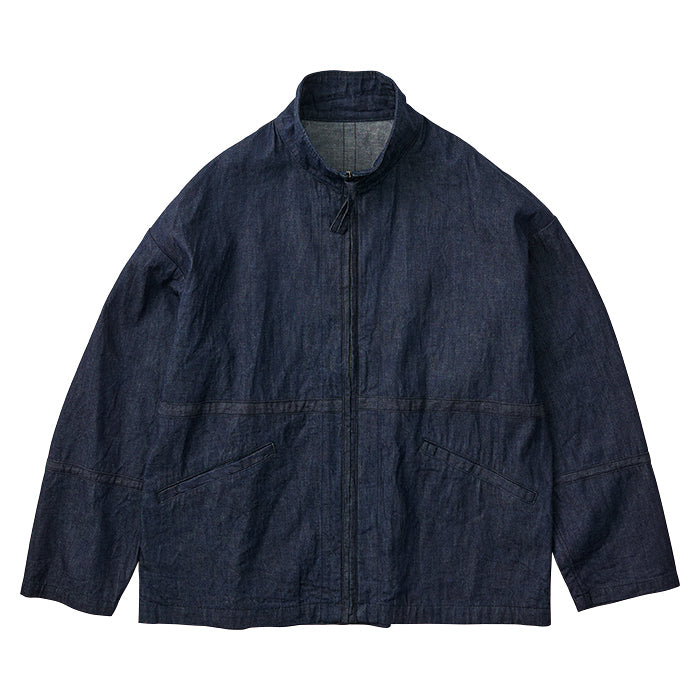 CLASSIC DENIM ZIP UP JACKET