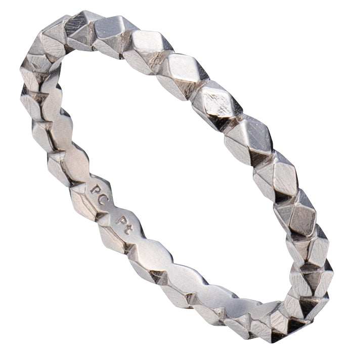 PLATINUM BEADS RING