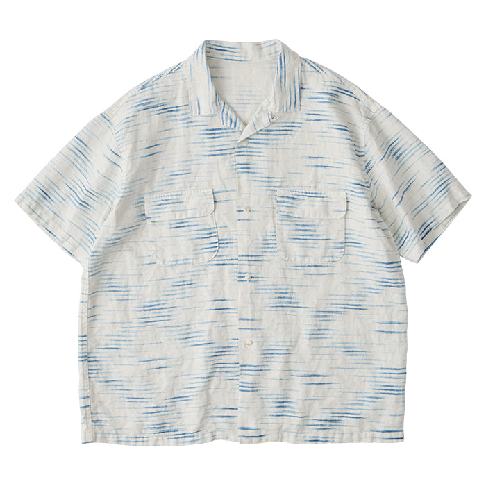 OLD FRANCE INDIGO PRINT SHIRT