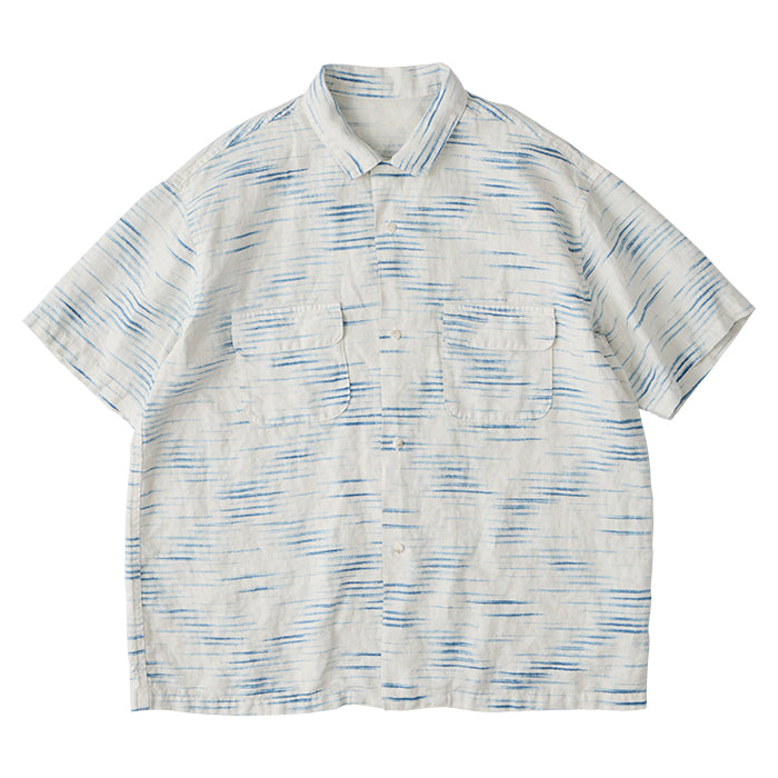 OLD FRANCE INDIGO PRINT SHIRT