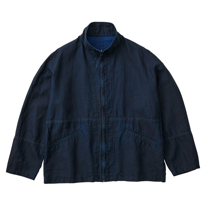 FARMER`S LINEN ZIP UP JACKET