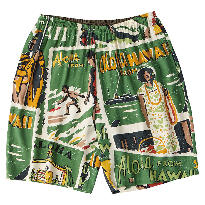 HAWAIIAN OUTDOOR ALOHA SHORTS