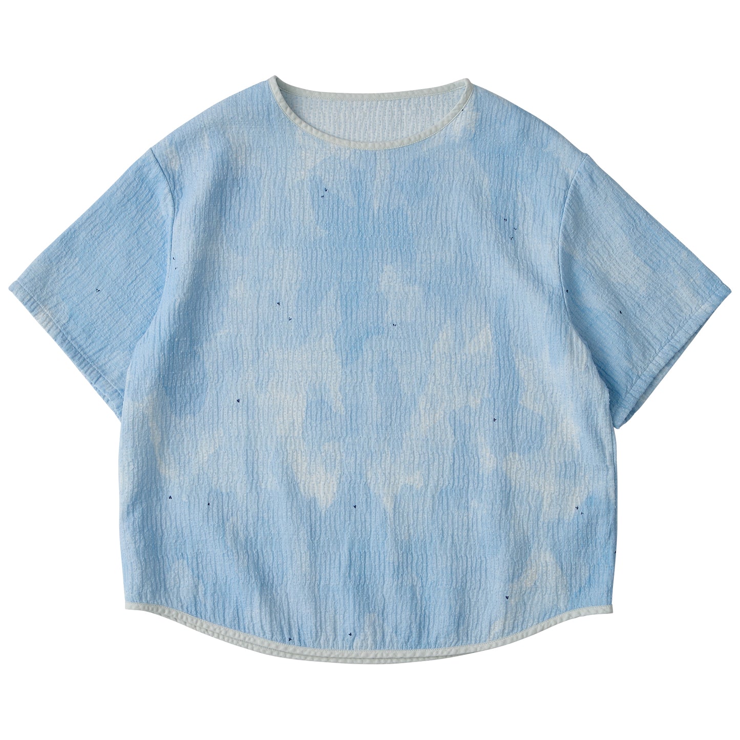 PAINTED SASHIKO WATERCOLOR T-SHIRT