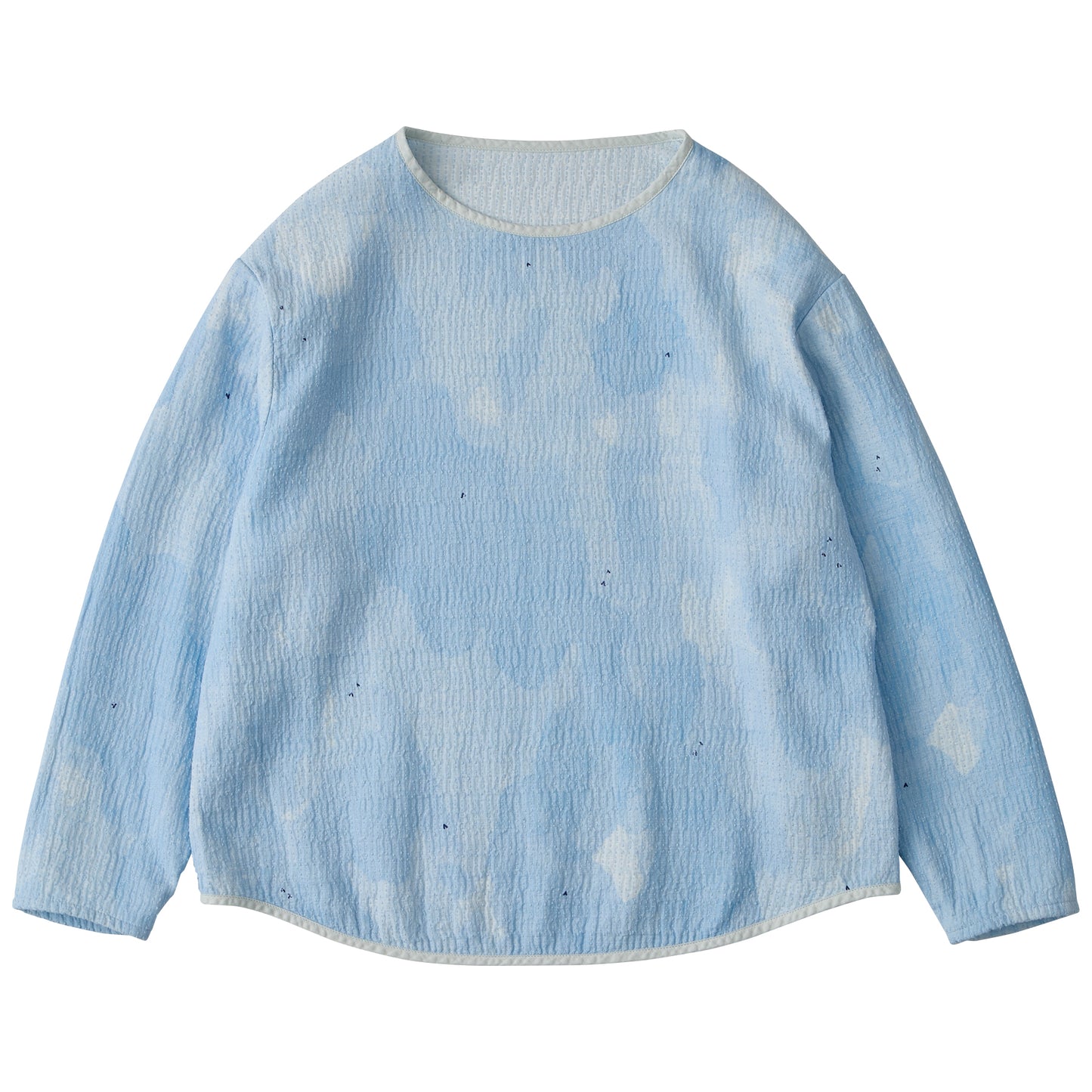 PAINTED SASHIKO WATERCOLOR LONG T-SHIRT