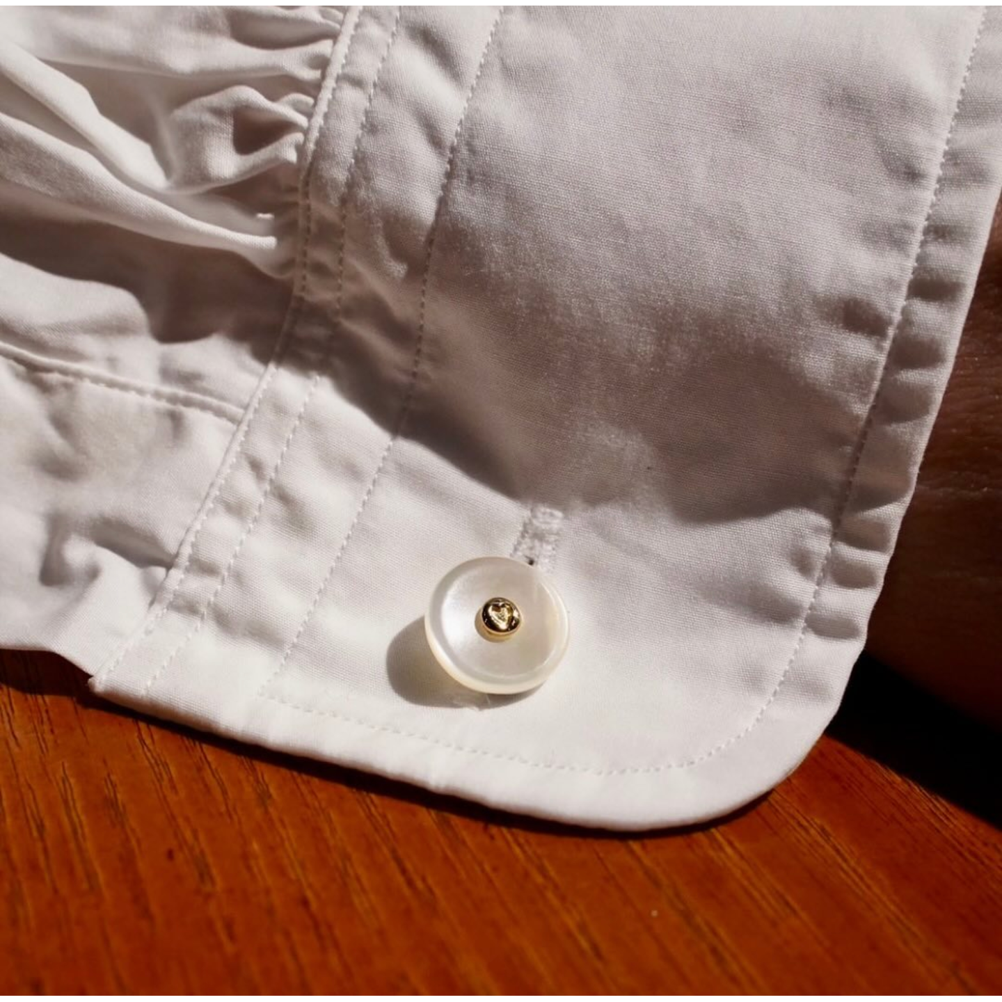 DIRECTOR`S SHIRT (ALUMO 170/2) W/GOLD CUFFLINKS