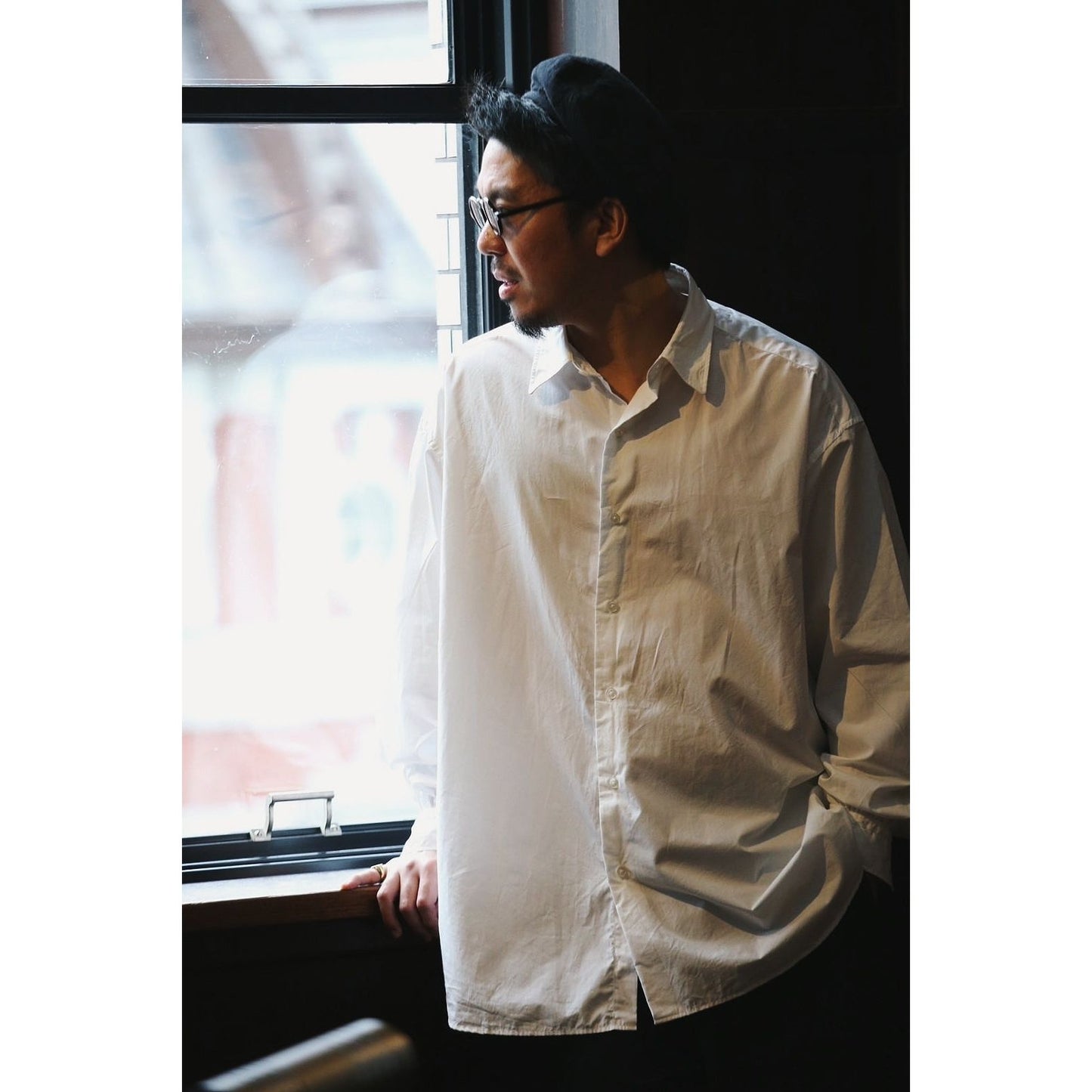 DIRECTOR`S SHIRT (ALUMO 170/2) W/GOLD CUFFLINKS