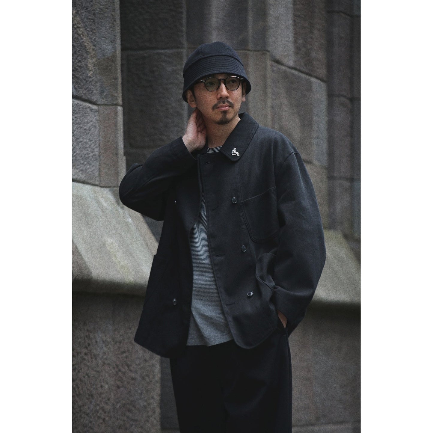 "TOKYO MARUNOUCHI EXCLUSIVE" ORGANIC COTTON DOUBLE TWILL DOUBLE JACKET