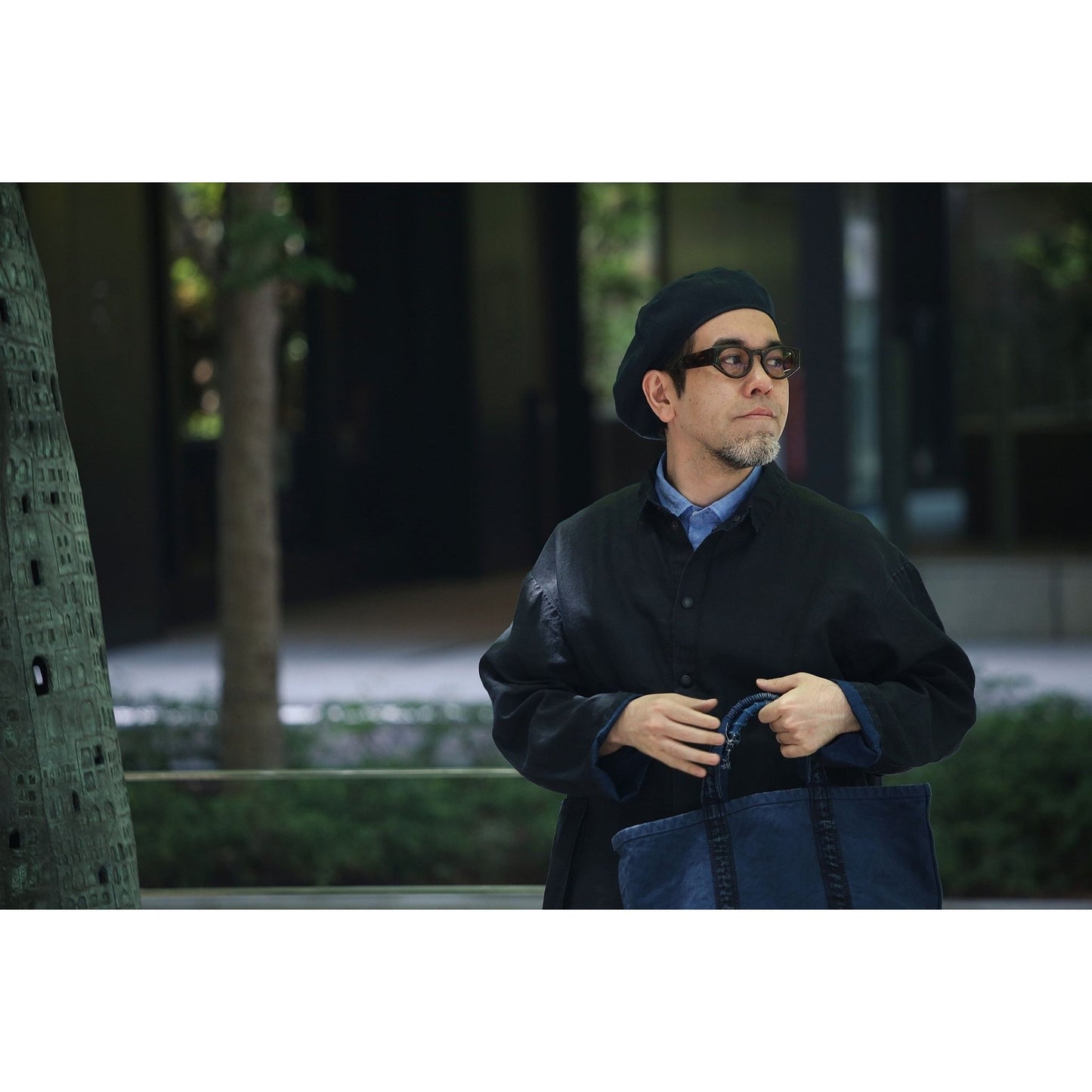 FARMER`S LINEN SHIRT JACKET