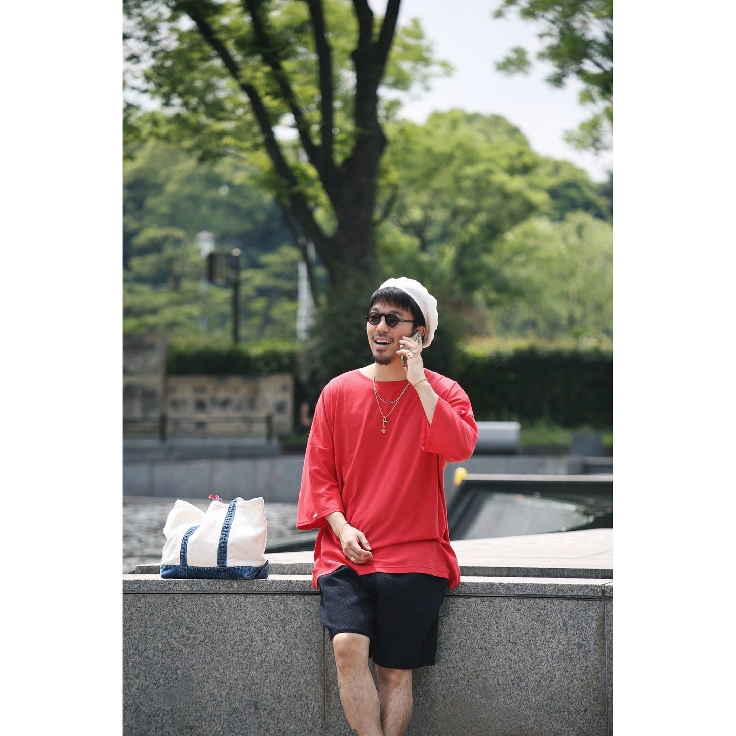 PEACE COTTON ISLAND SHIRT