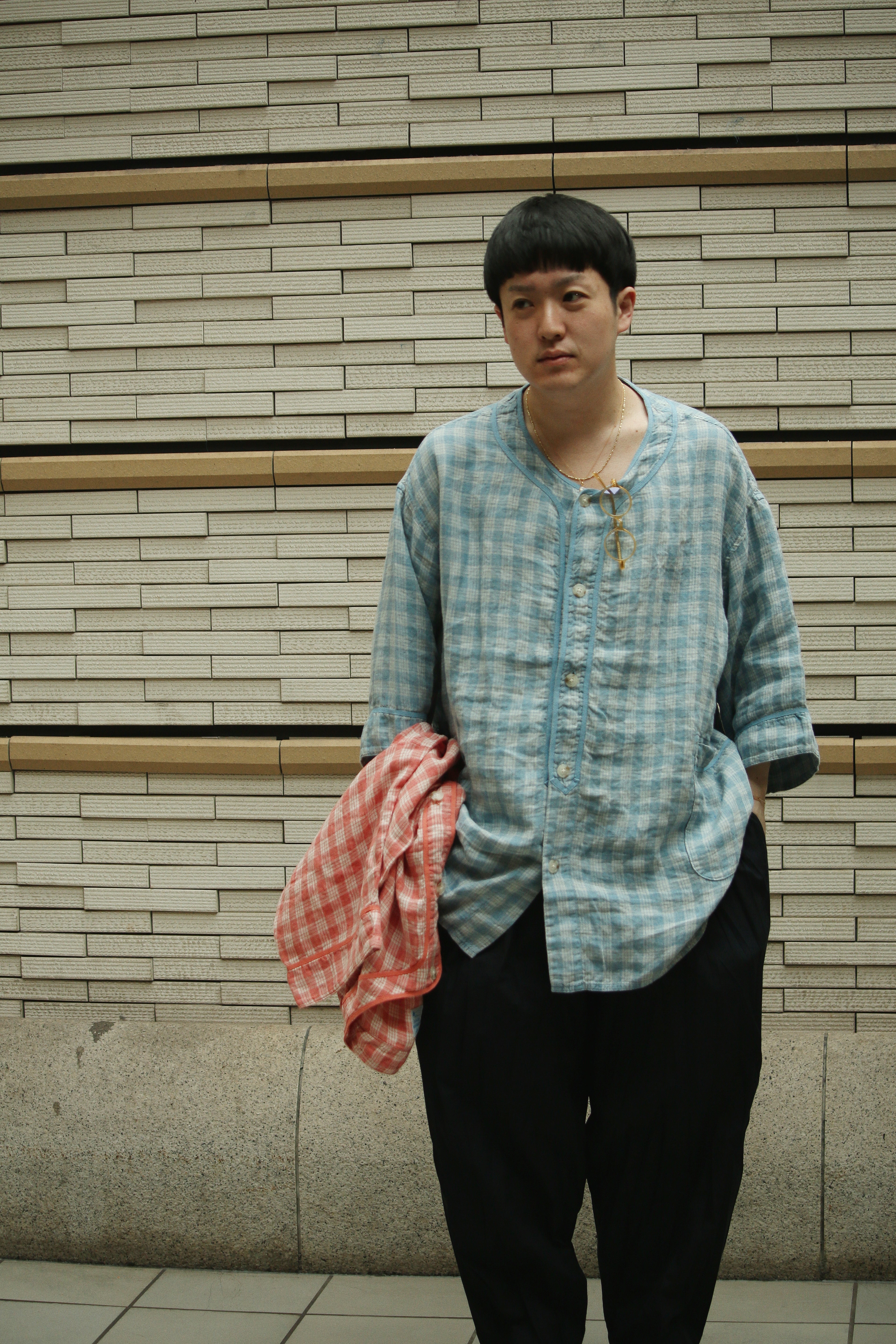 ROLL UP 水彩 GINGHAM SHIRT – CLASSIC GENTLEMAN PORTER CLASSIC