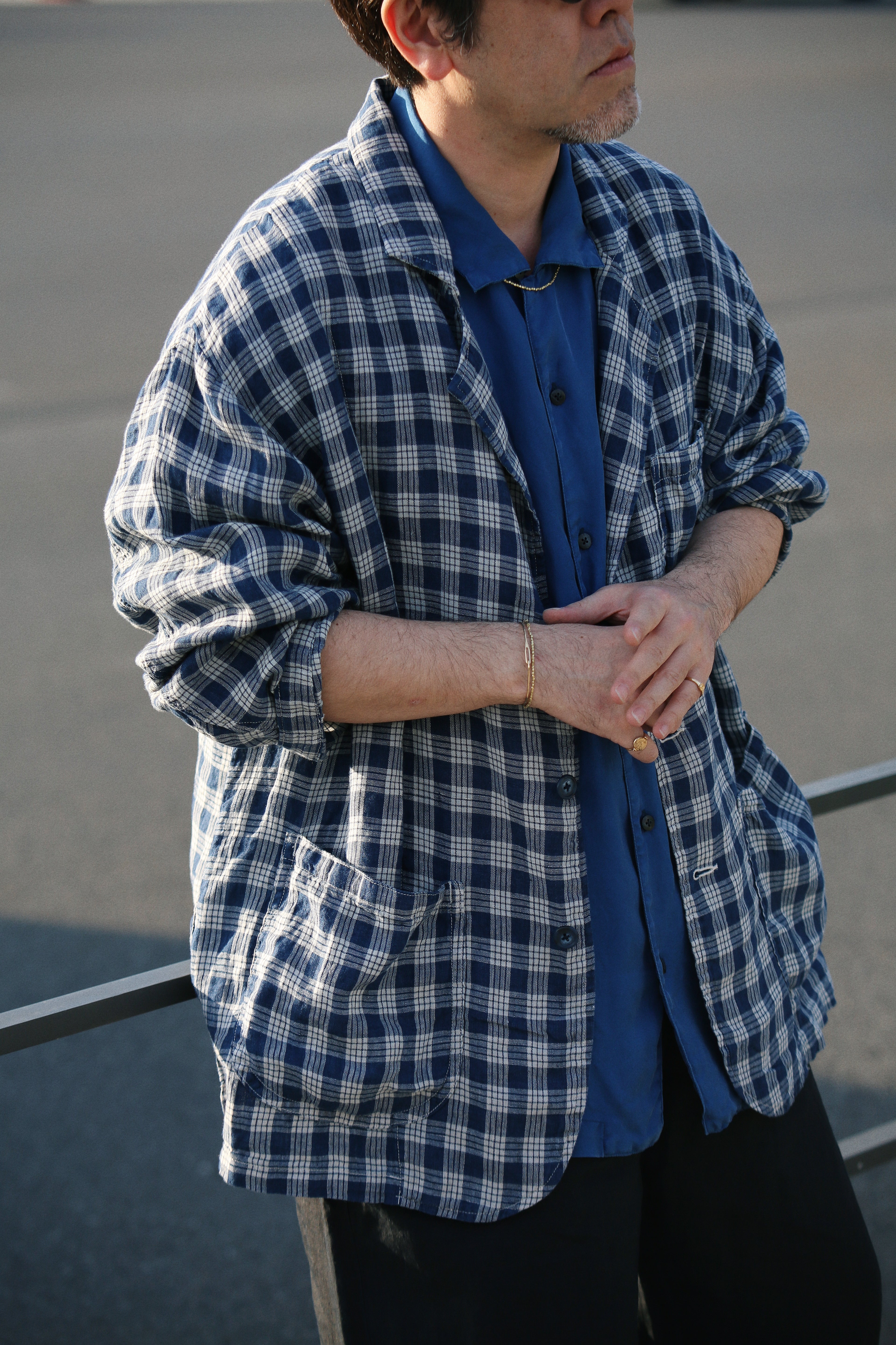 H/W INDIGO POLO SHIRT – CLASSIC GENTLEMAN PORTER CLASSIC TOKYO