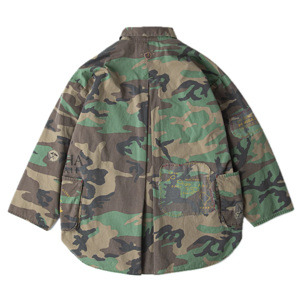 ALOHA CAMOUFLAGE SHIRT JACKET