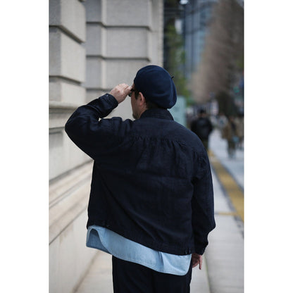 FARMER`S LINEN SHORT JACKET