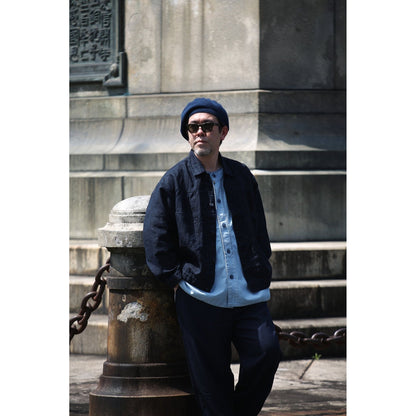 FARMER`S LINEN SHORT JACKET