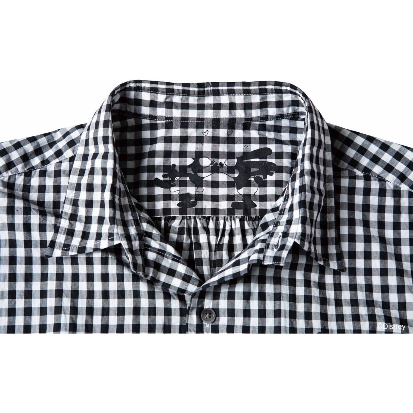 DISNEY 100 OSWALD / ROLL UP GINGHAM CHECK SHIRT