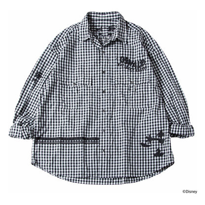 DISNEY 100 OSWALD / ROLL UP GINGHAM CHECK SHIRT