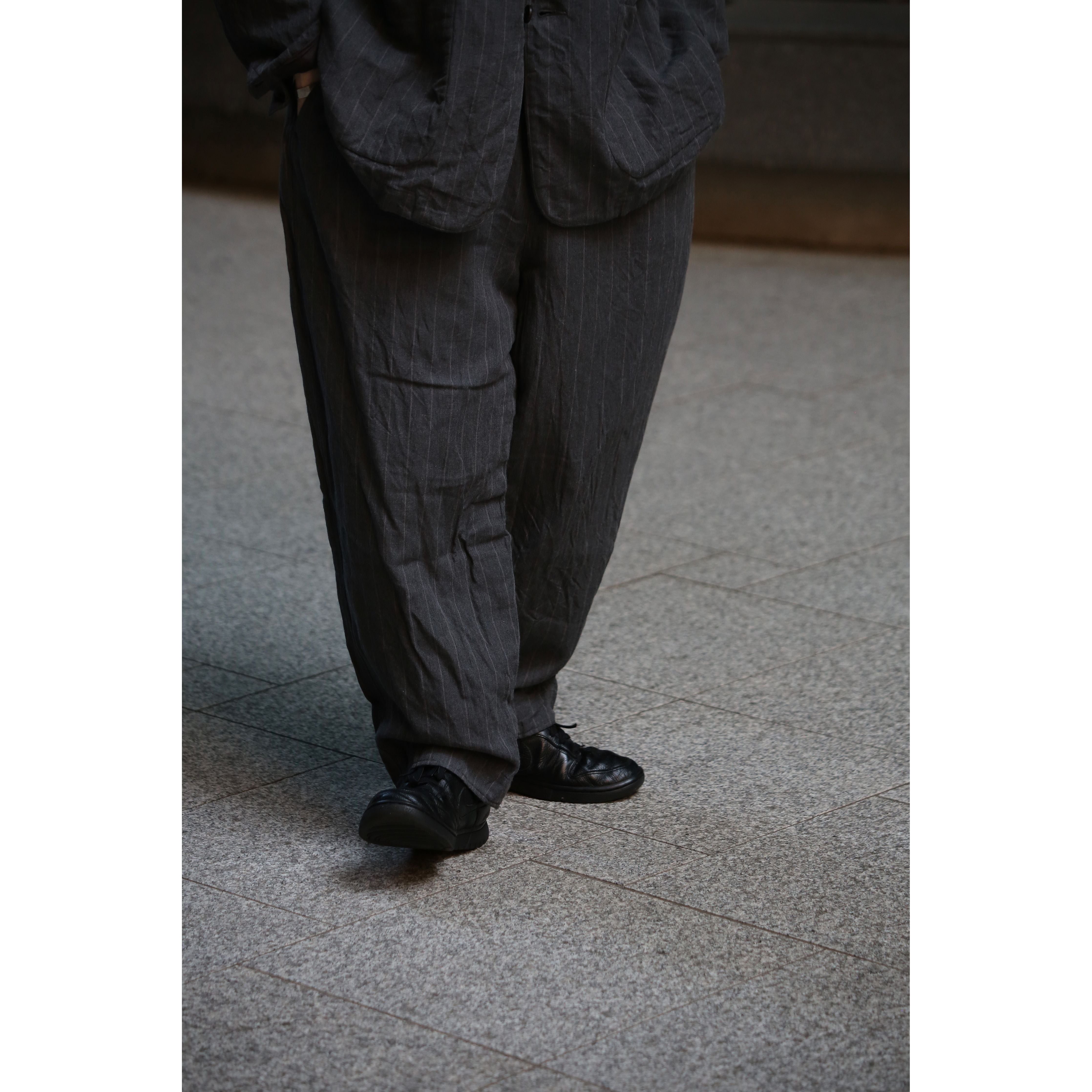 PIN STRIPE LINEN COTTON CLASSIC PANTS – CLASSIC GENTLEMAN PORTER