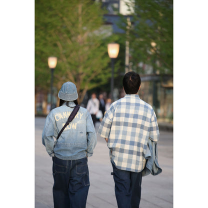 H/W INDIGO CHECK BEAT WRITER SHIRT