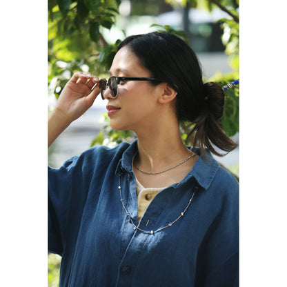 INDIGO LINEN SHIRT JACKET 2026