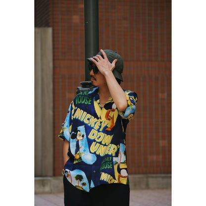 DISNEY VP / PC ALOHA COLLECTION ALOHA SHIRT / MICKEY & BIRD