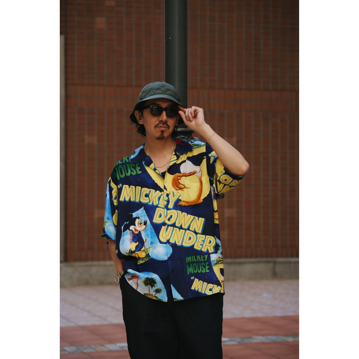 DISNEY VP / PC ALOHA COLLECTION ALOHA SHIRT / MICKEY & BIRD