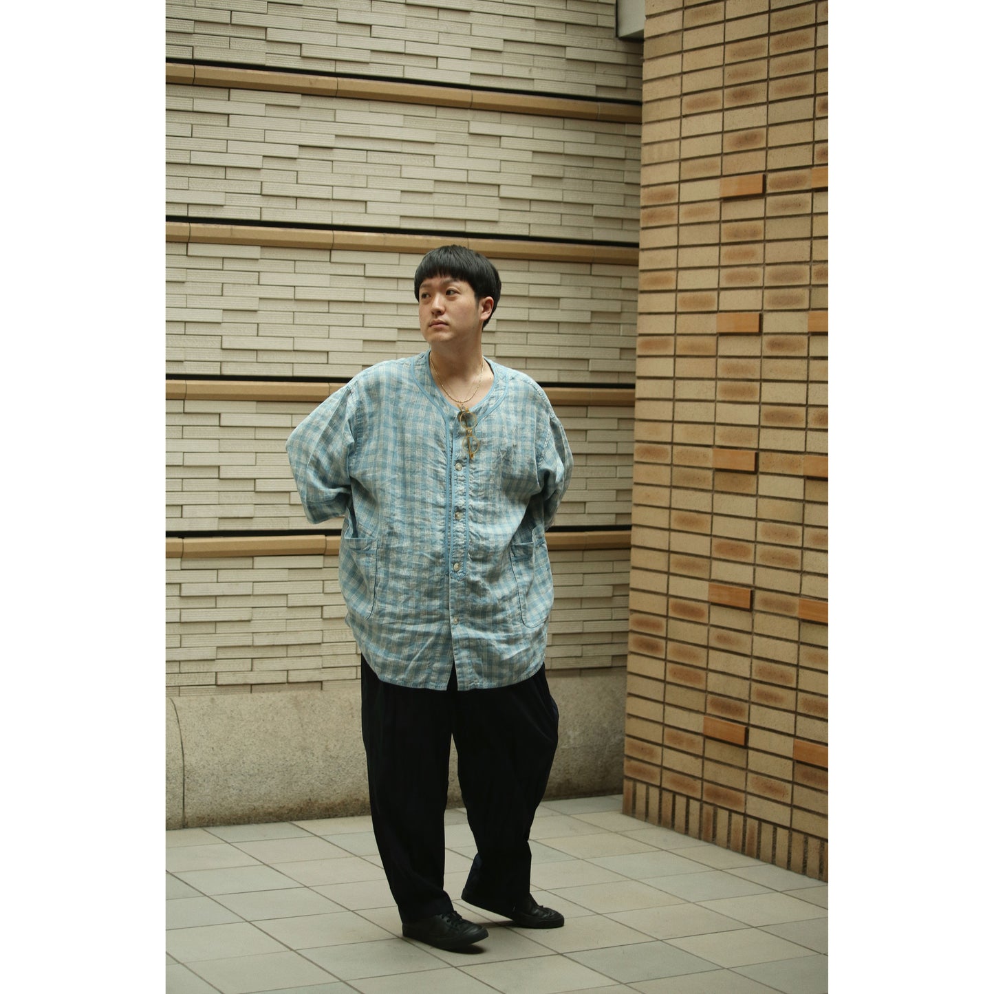 "PC EXCLUSIVE" LINEN PALAKA BASEBALL SHIRT
