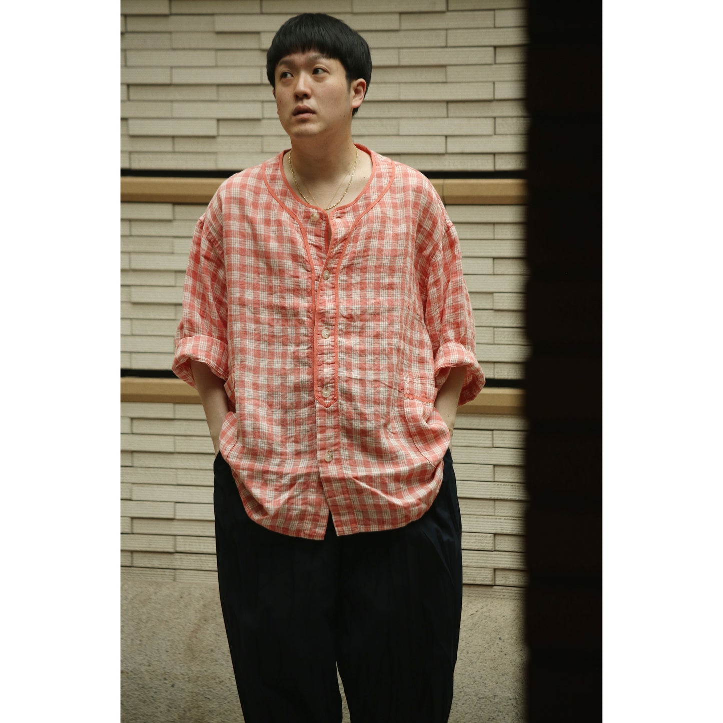"PC EXCLUSIVE" LINEN PALAKA BASEBALL SHIRT
