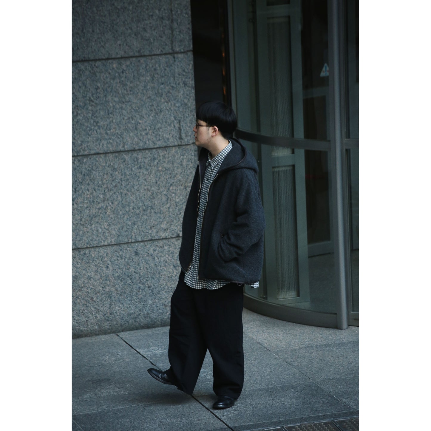 ROLL UP FLANNEL GINGHAM CHECK SHIRT