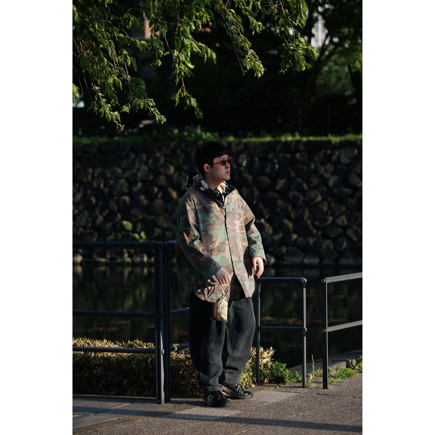 BLACK LINEN BEBOP PANTS