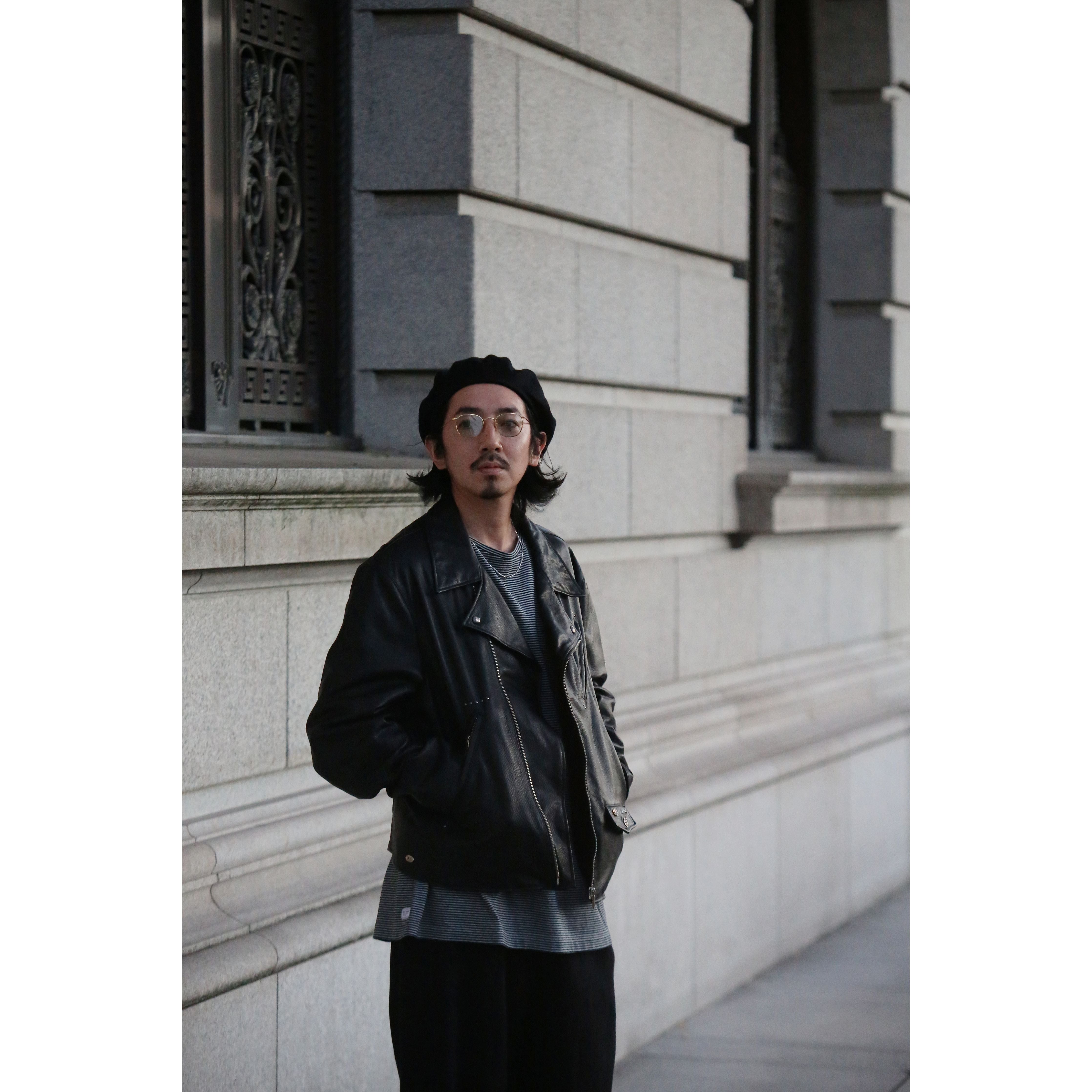 PC RIDERS JACKET W/LOVE & PEACE SILVER CUSTOM 001 (LIMITED