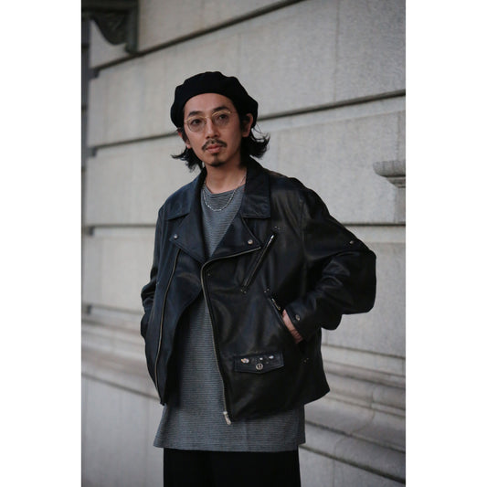 PC RIDERS JACKET W/LOVE & PEACE SILVER CUSTOM 001 (LIMITED)