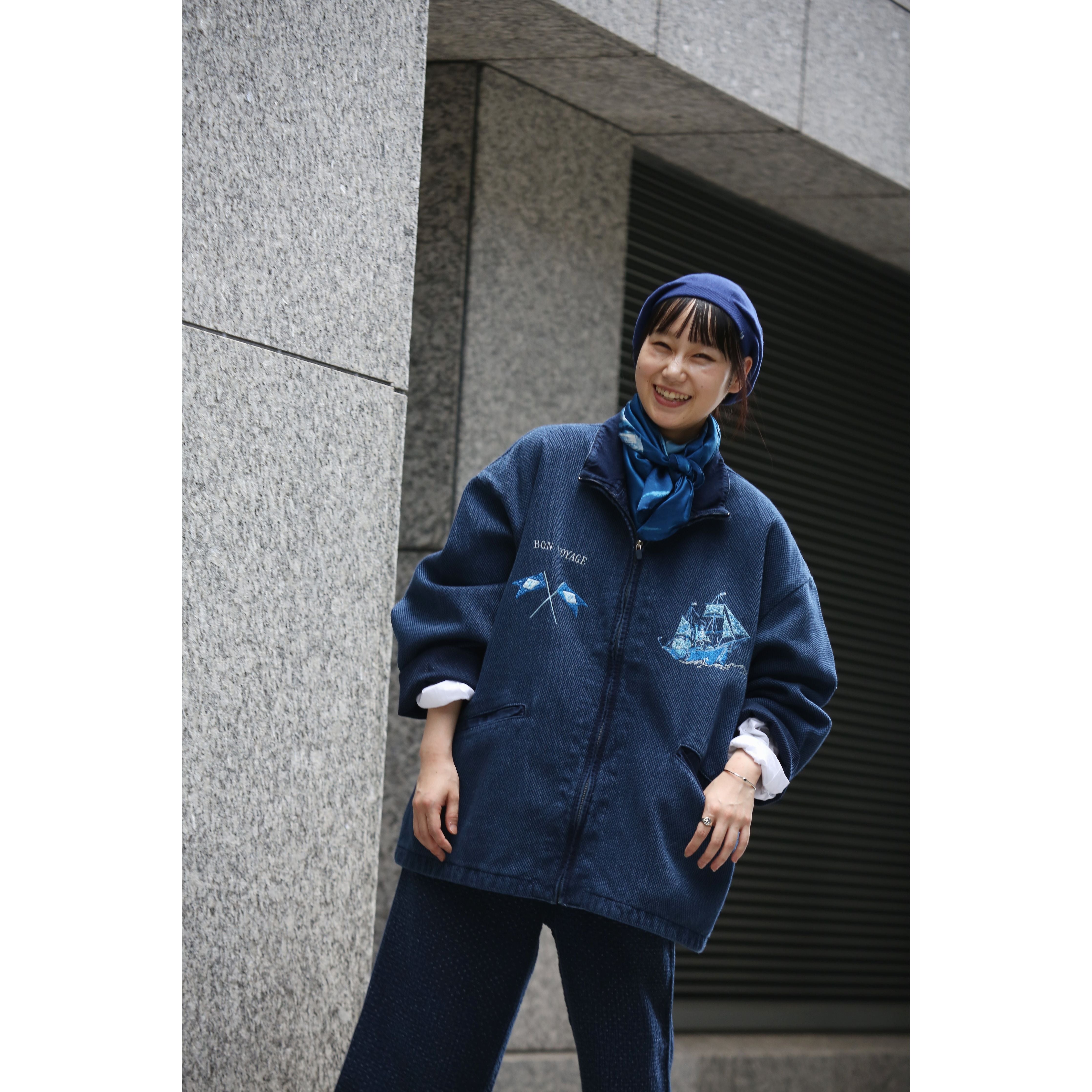 PC KENDO ZIP UP JACKET EMBROIDERY (LE TOUR DU MONDE