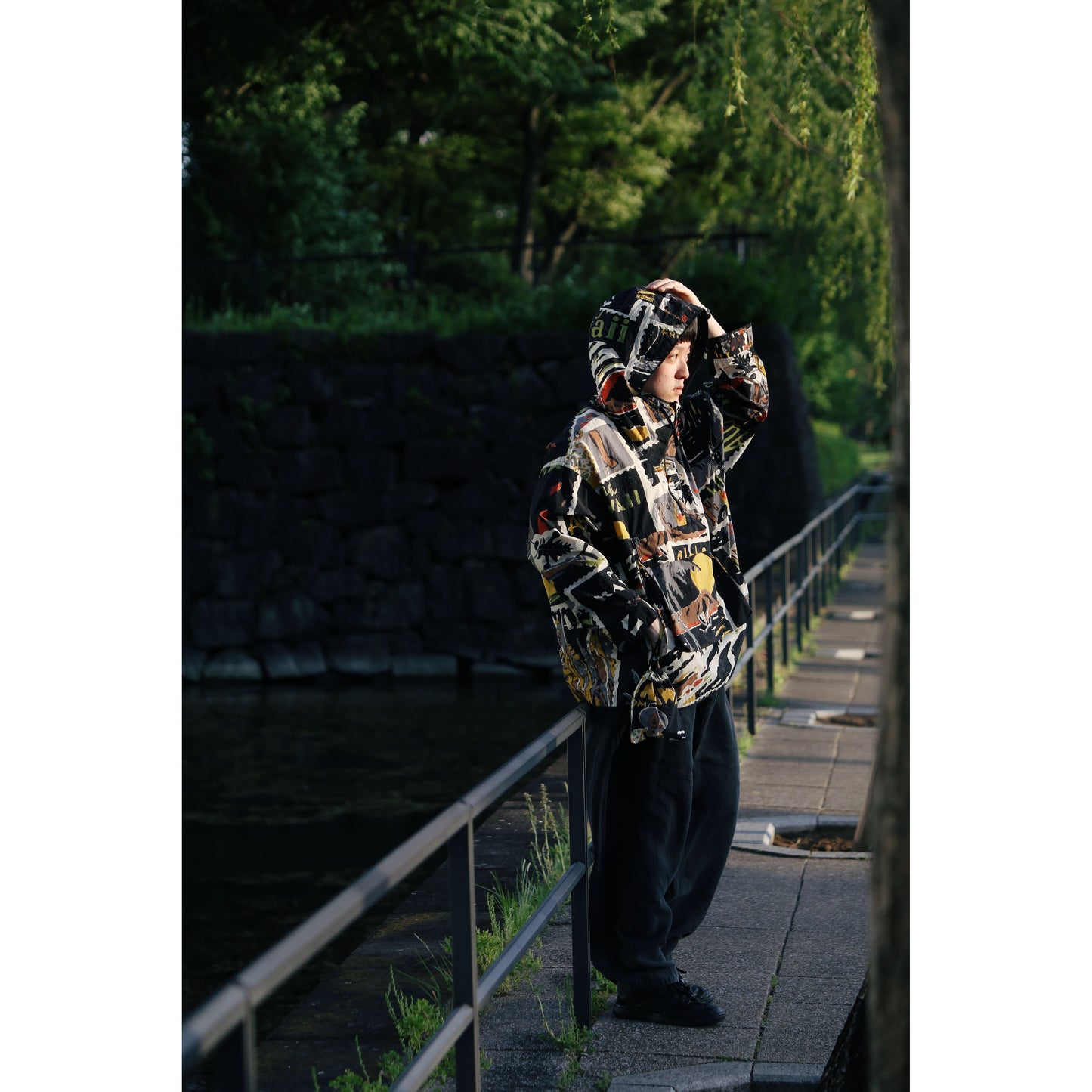 BLACK LINEN BEBOP PANTS