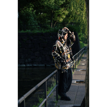BLACK LINEN BEBOP PANTS