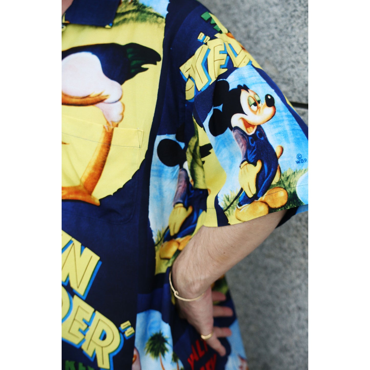 DISNEY VP / PC ALOHA COLLECTION ALOHA SHIRT / MICKEY & BIRD