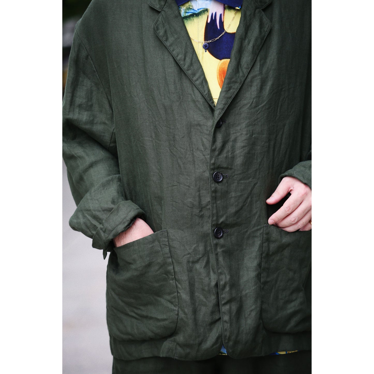 LINEN CLASSIC JACKET 2026