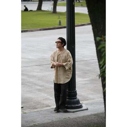 "PC EXCLUSIVE" LINEN PALAKA BASEBALL SHIRT