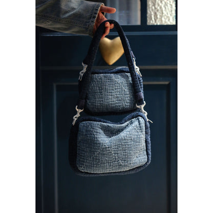 PC SASHIKO SHOULDER BAG M